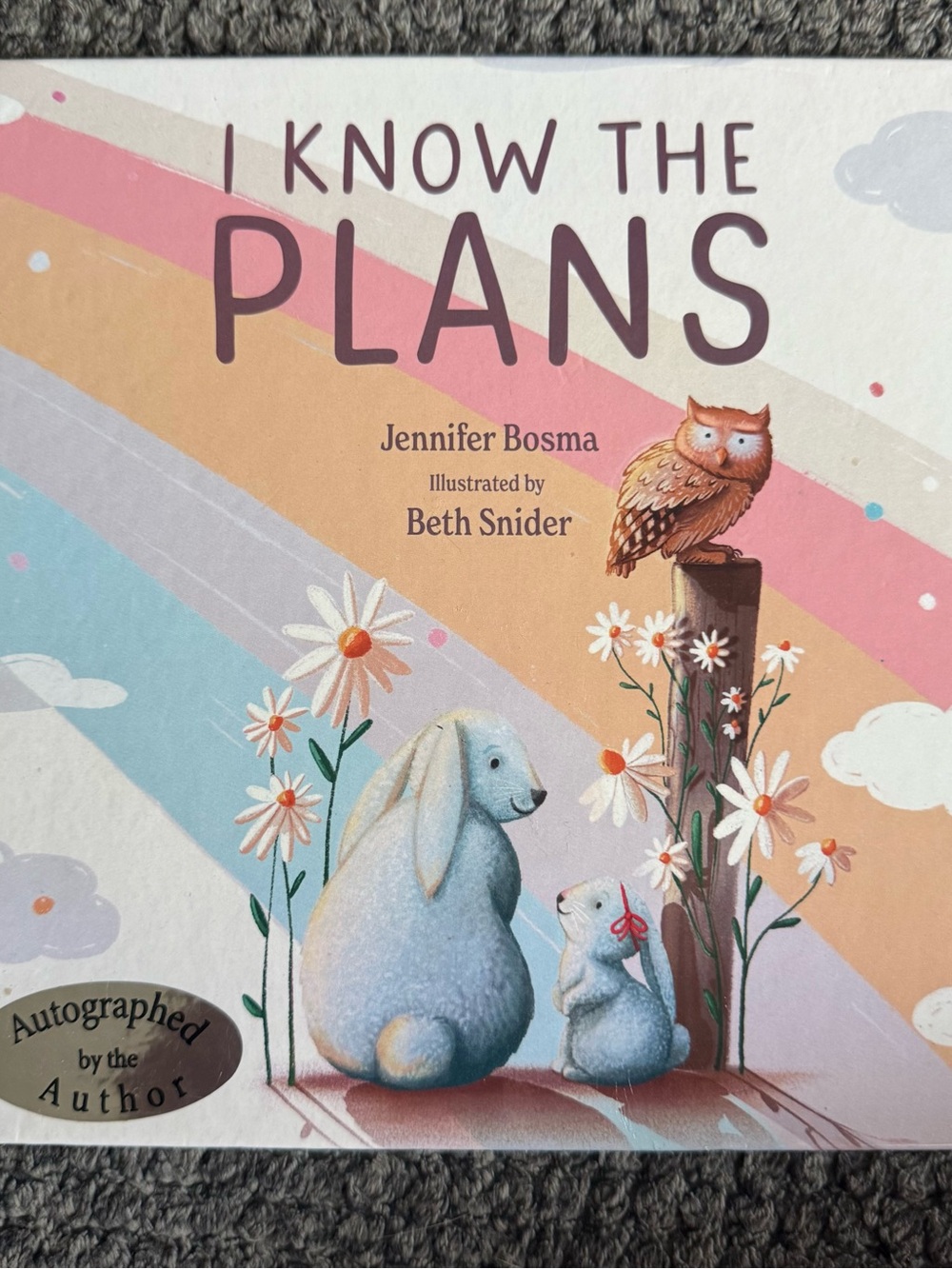 I know the plans book (autographed by author)